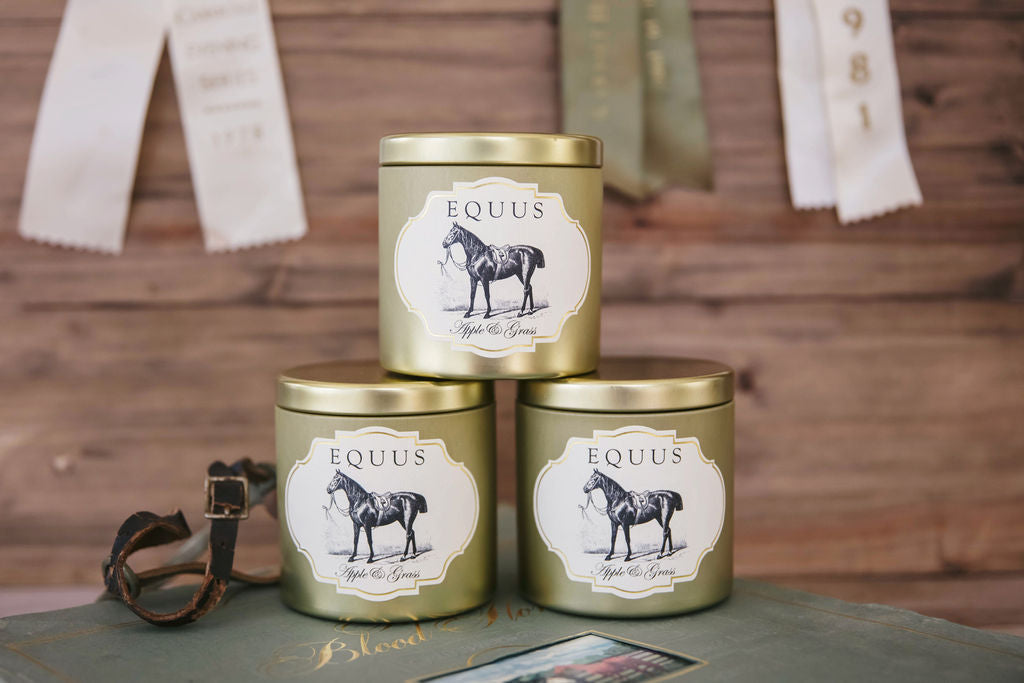 Apple & Grass Equus Candle // Luxury Equestrian Candle