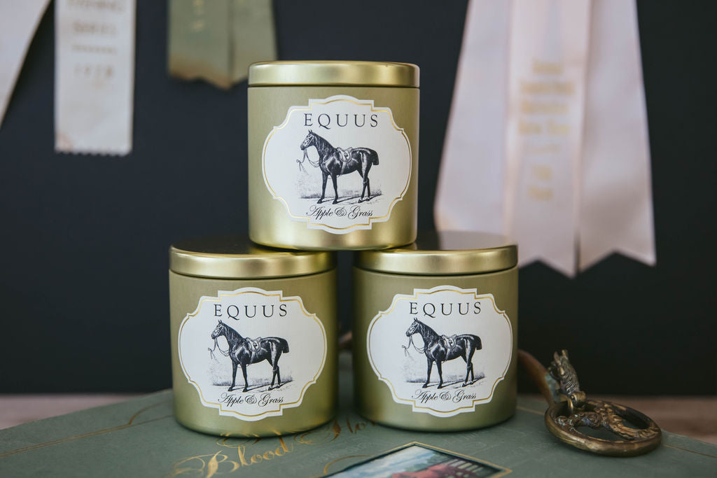 Apple & Grass Equus Candle // Luxury Equestrian Candle