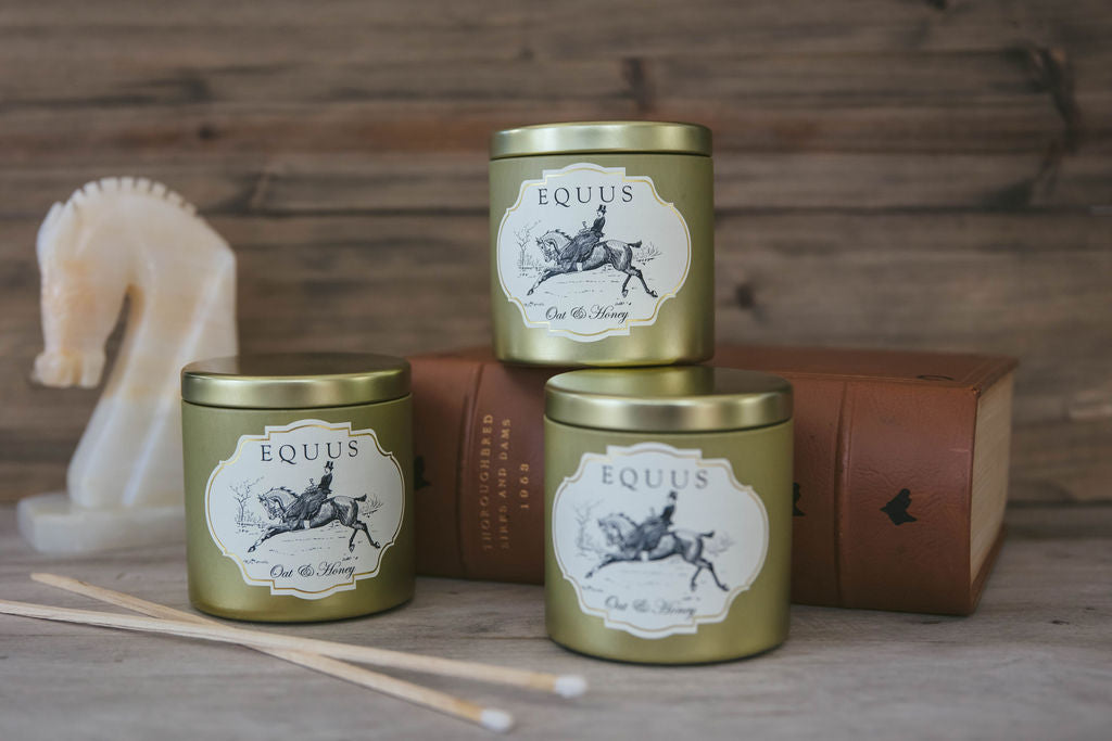 Oat & Honey Equus Candle // Luxury Equestrian Candle