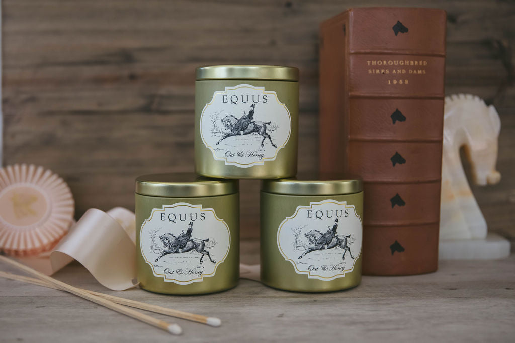 Oat & Honey Equus Candle // Luxury Equestrian Candle