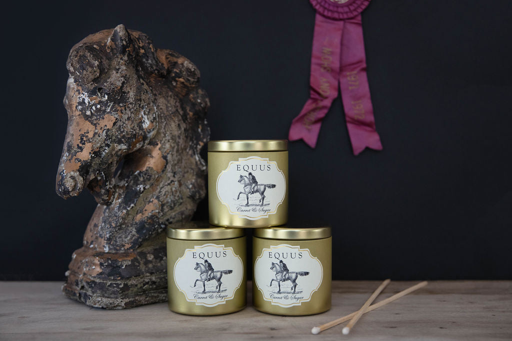 Carrot & Sugar Equus Candle // Luxury Equestrian Candle
