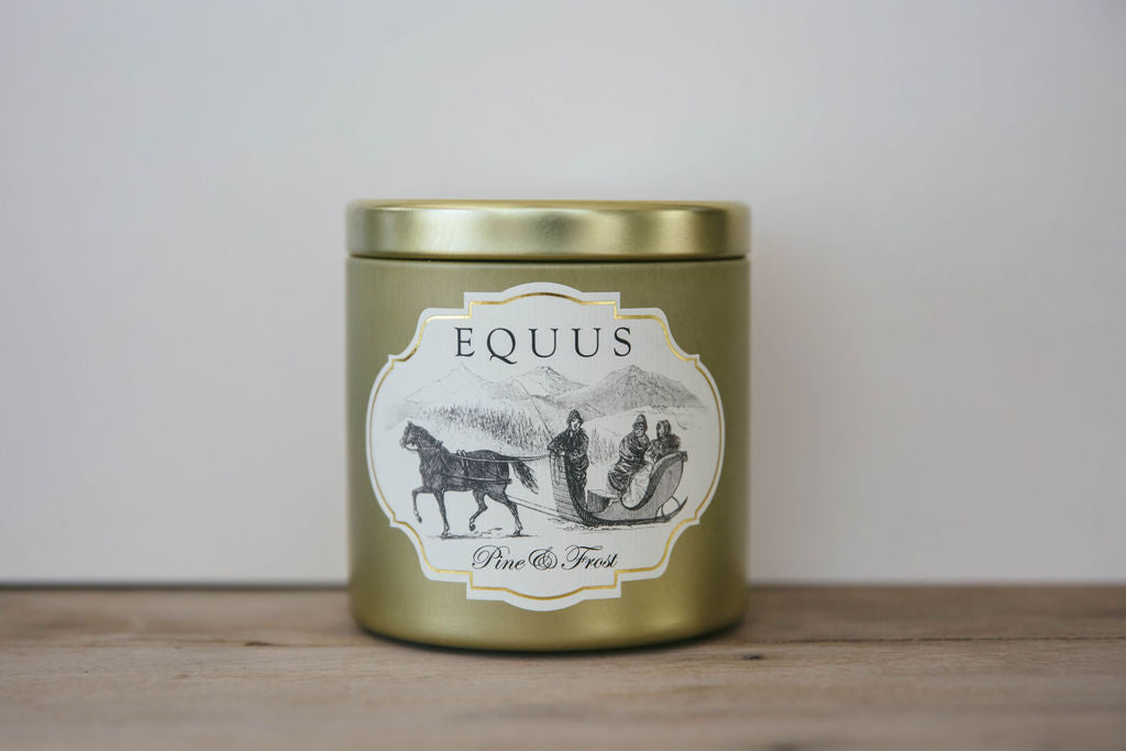 Pine & Frost Equus Candle // Luxury Equestrian Candle