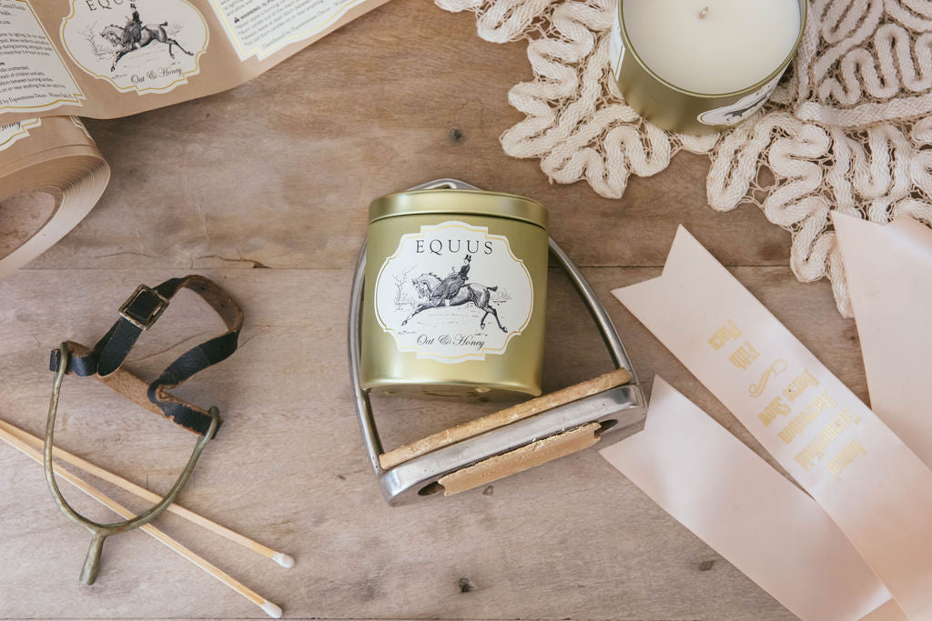 Oat & Honey Equus Candle // Luxury Equestrian Candle