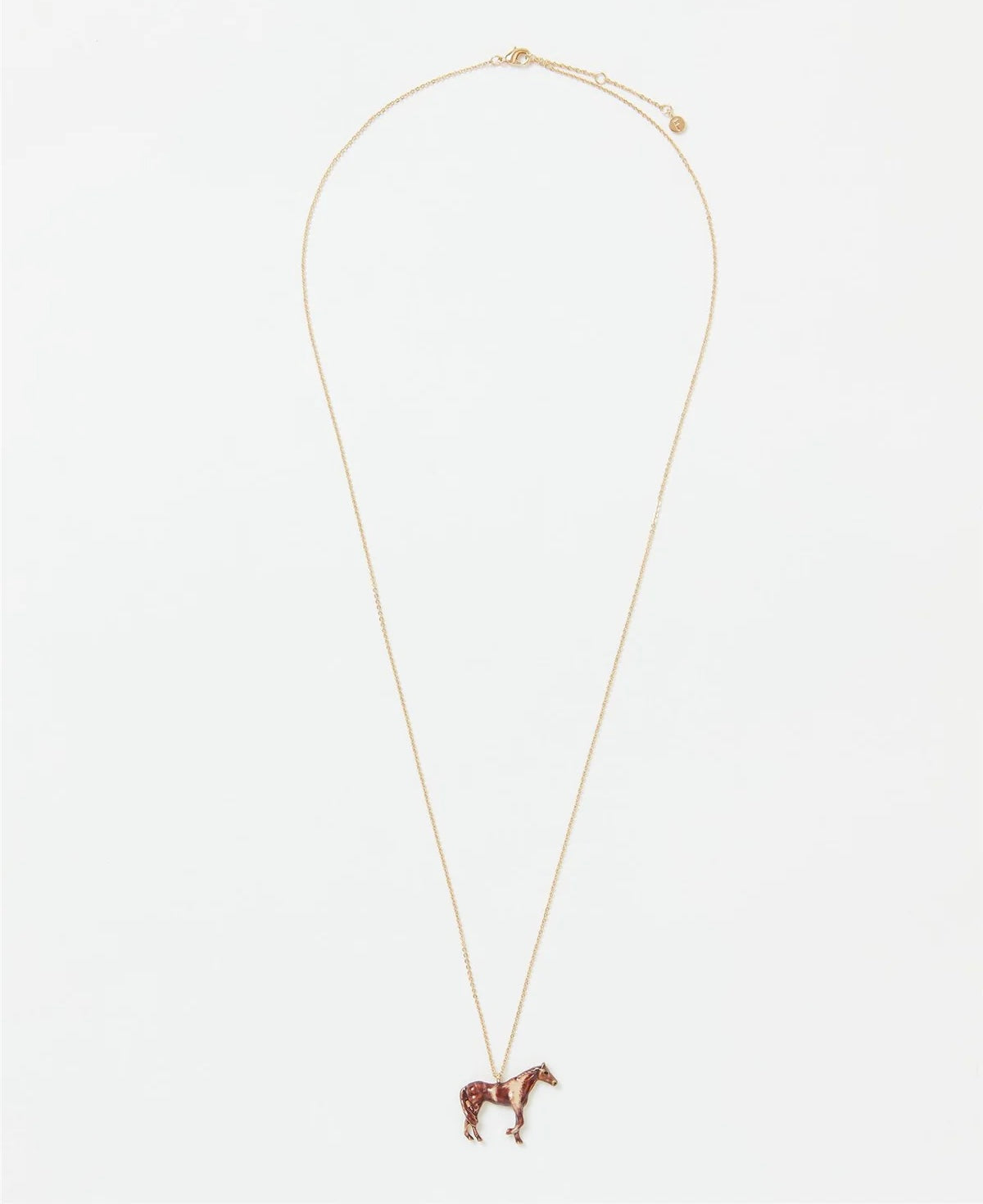 Enamel Horse Necklace