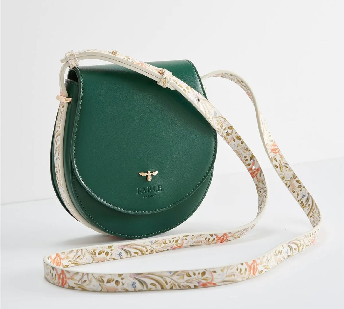 Matilda Saddle Bag - Iris Green