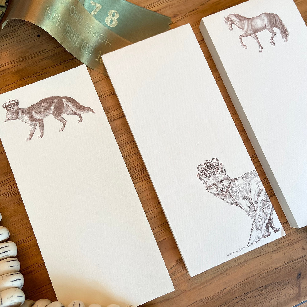 Foxy Long Notepad