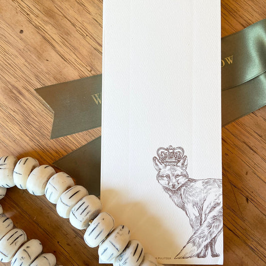 Foxy Long Notepad