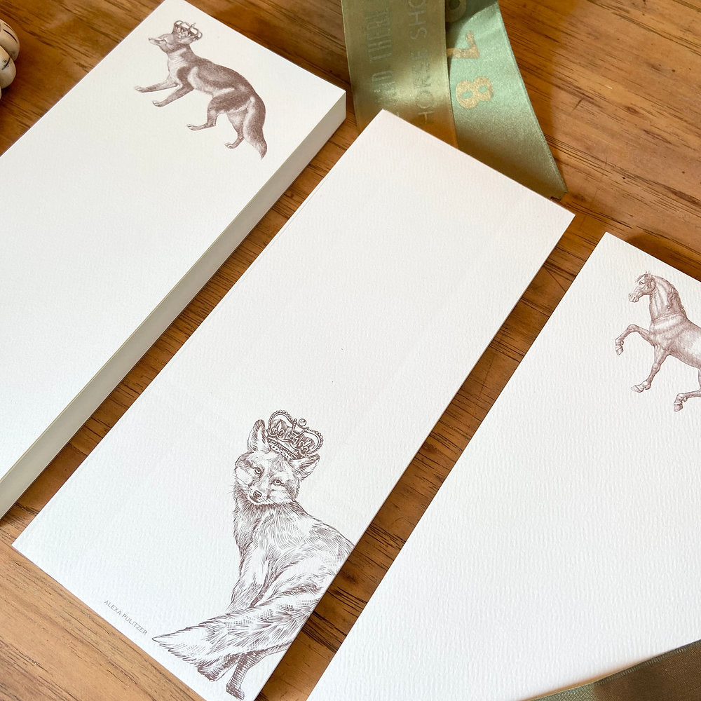 Foxy Long Notepad