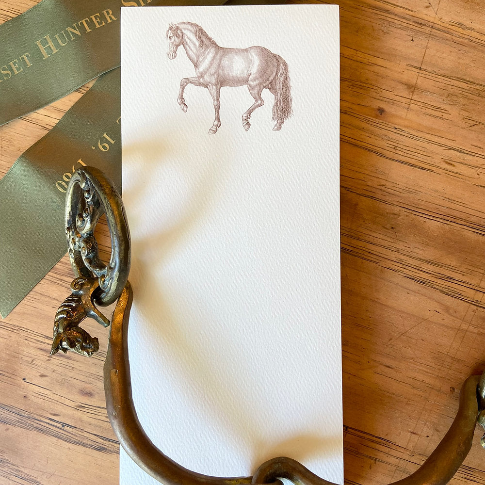 Prancing Horse Long Notepad