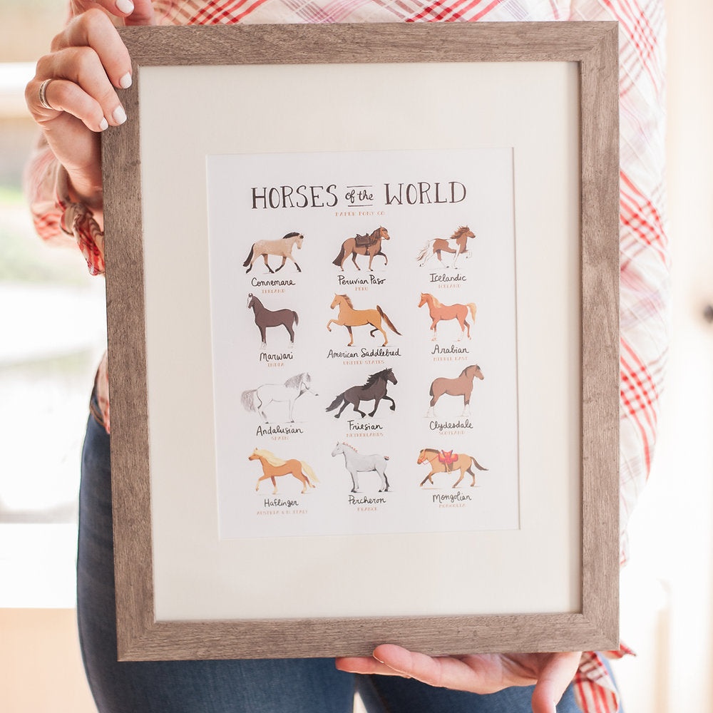 Horses of the World Art Print