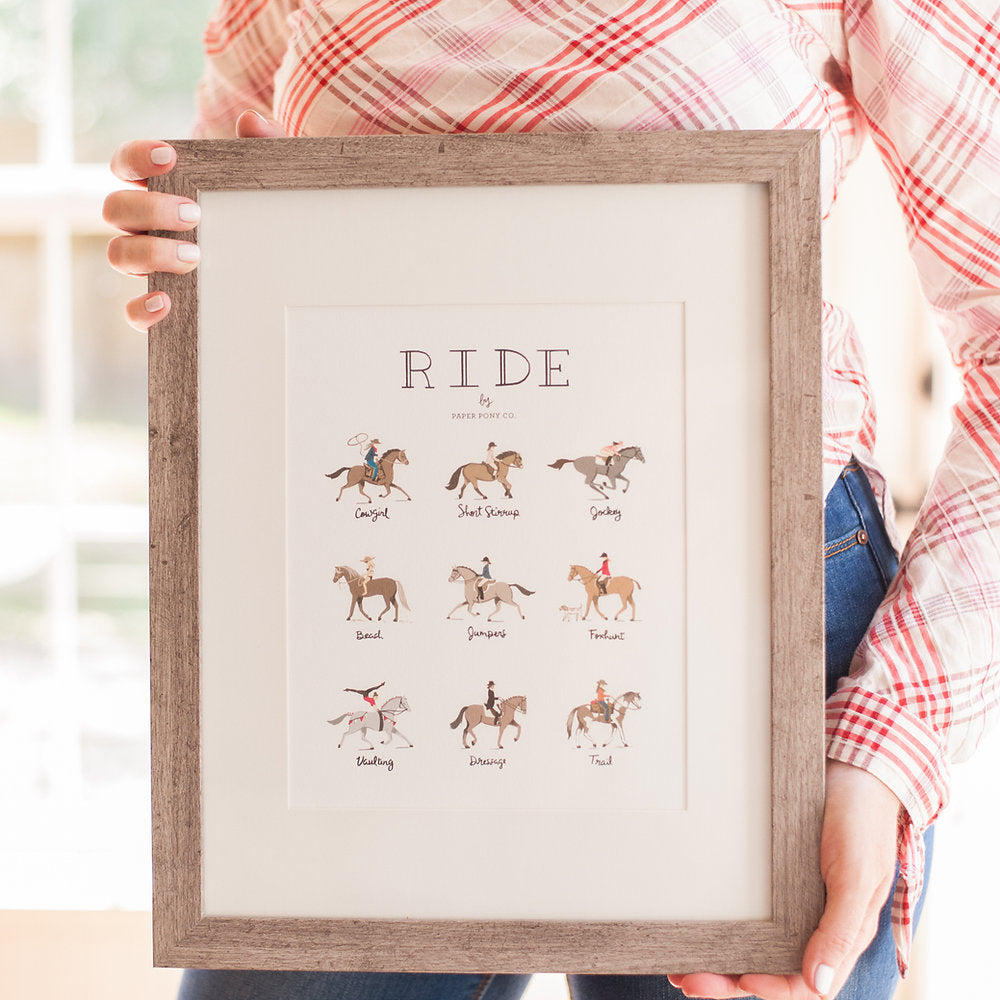 Ride Horses Art Print