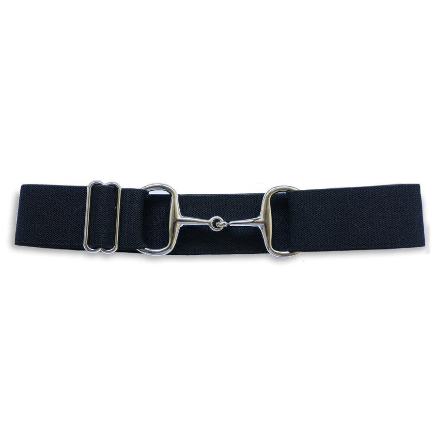 BLACK GOLD/SILVER BELT - 2"