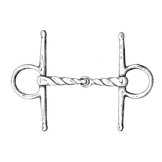 Full Cheek Twisted Bit Print, Signed & Matted