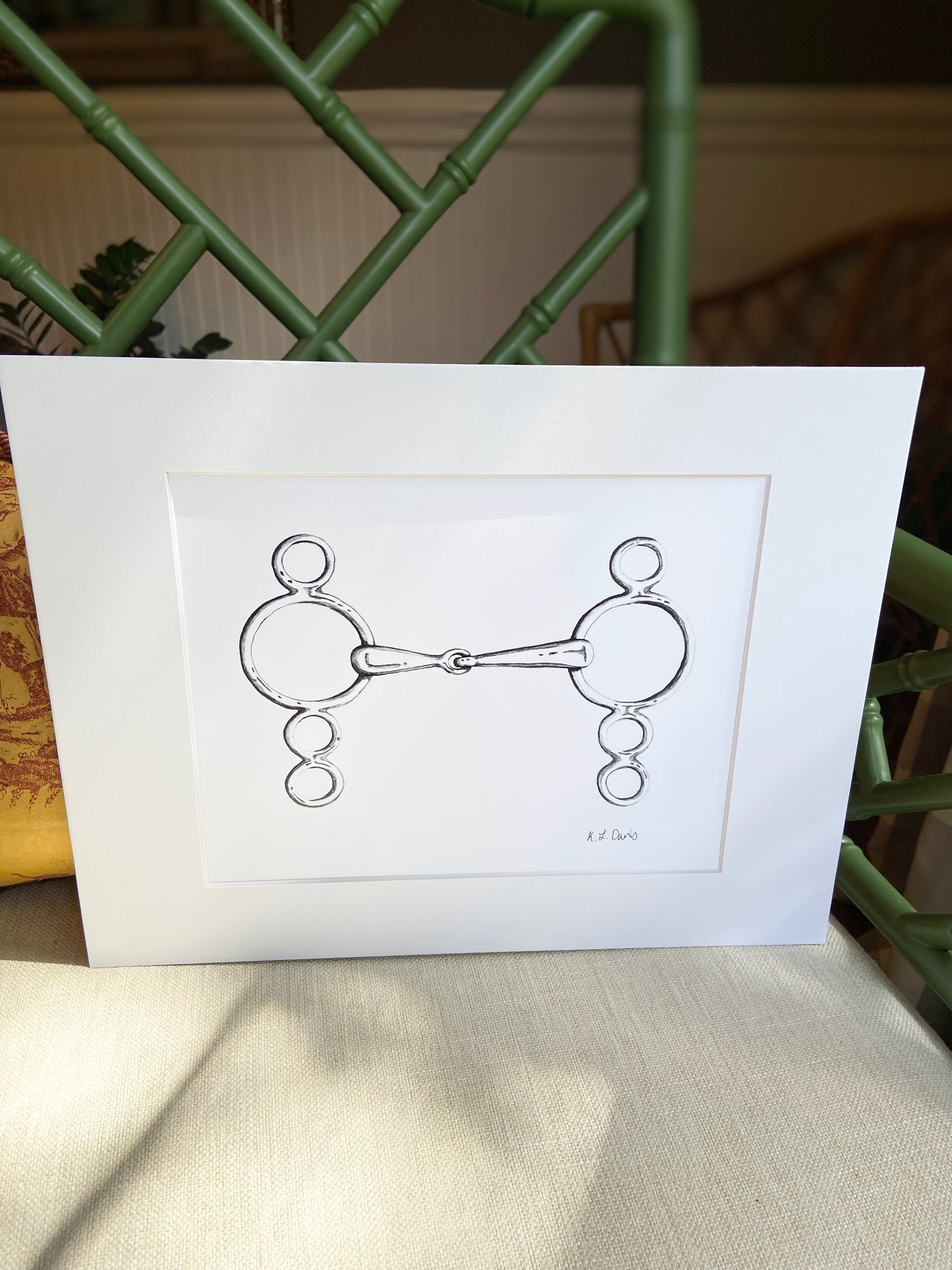 Elevator Bit Print, Signed & Matted