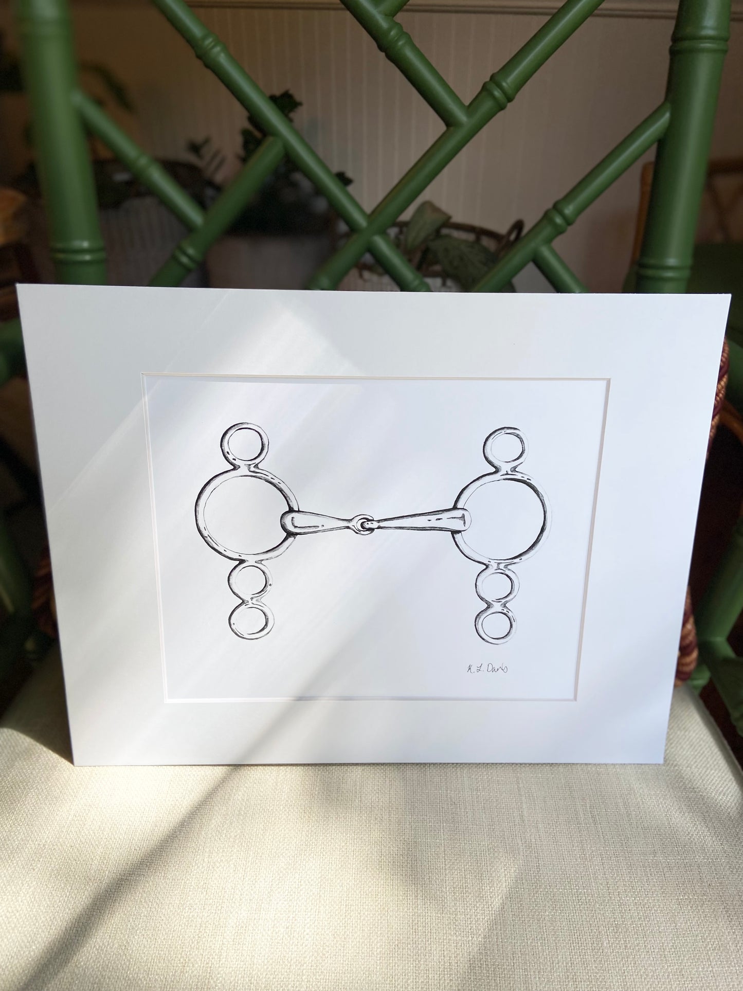 Elevator Bit Print, Signed & Matted