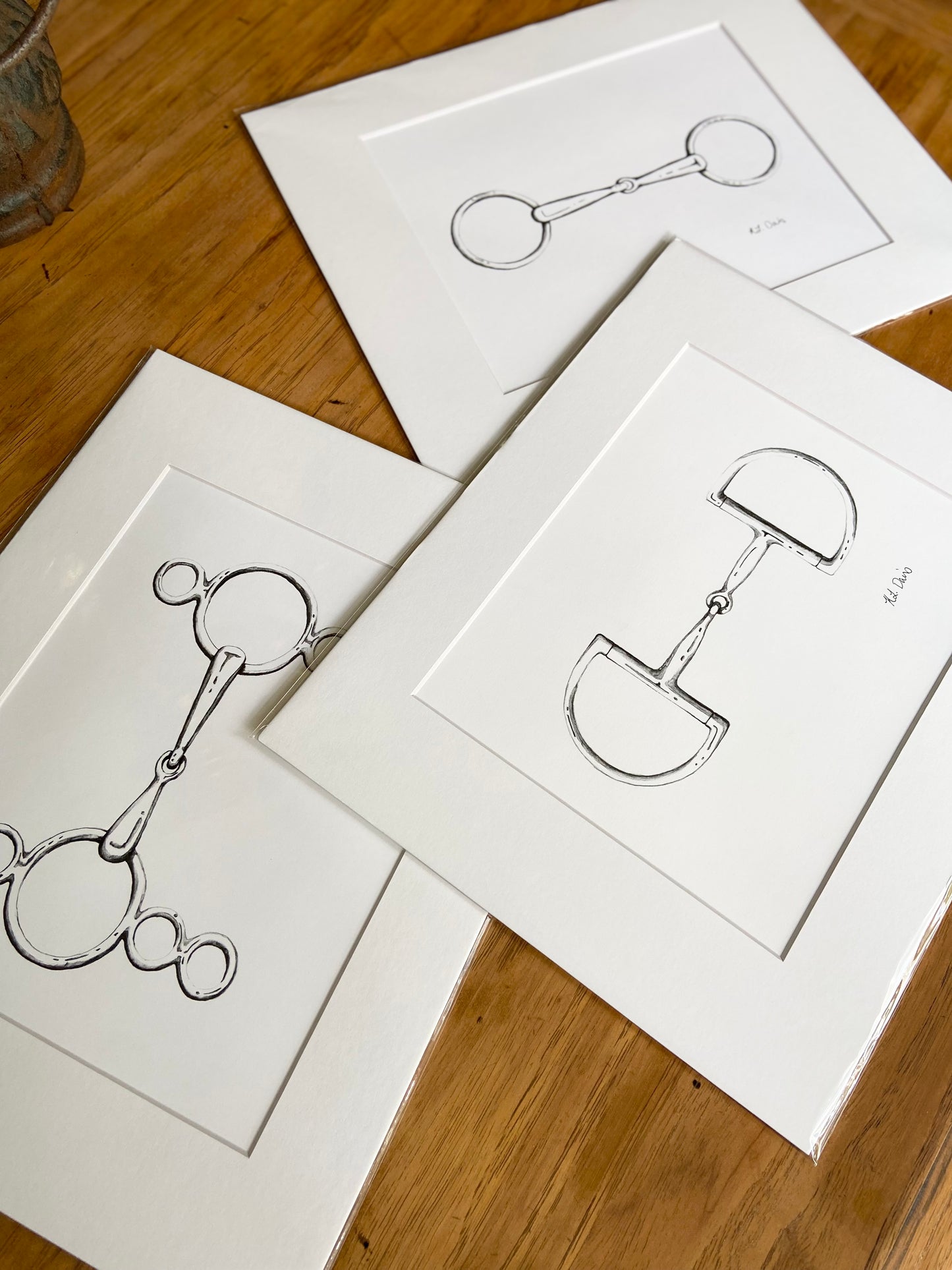 Hunter D-Ring Print, Signed & Matted