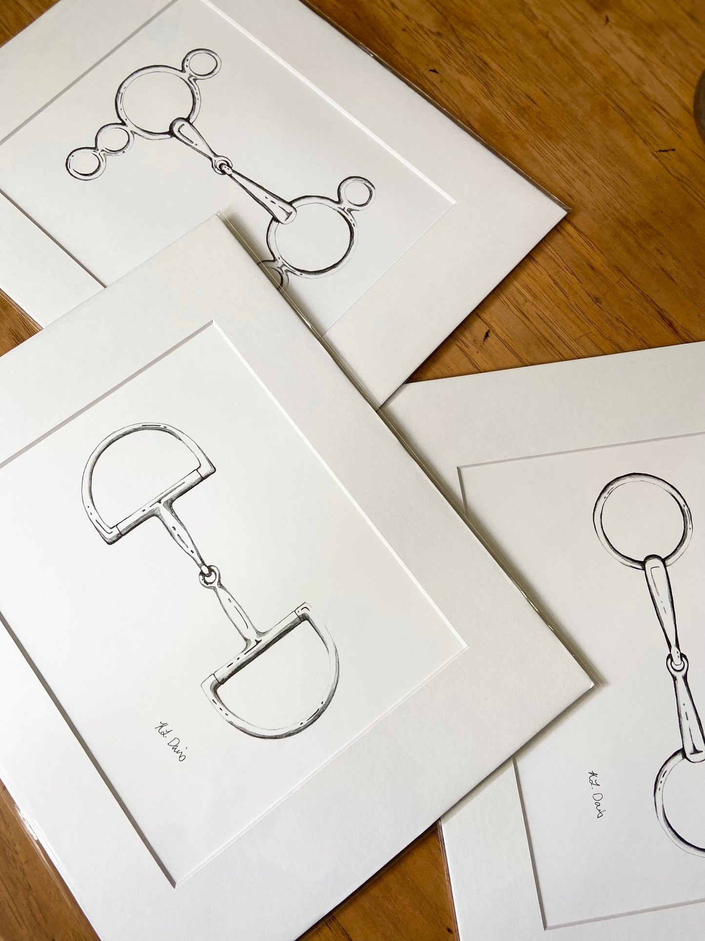 Hunter D-Ring Print, Signed & Matted