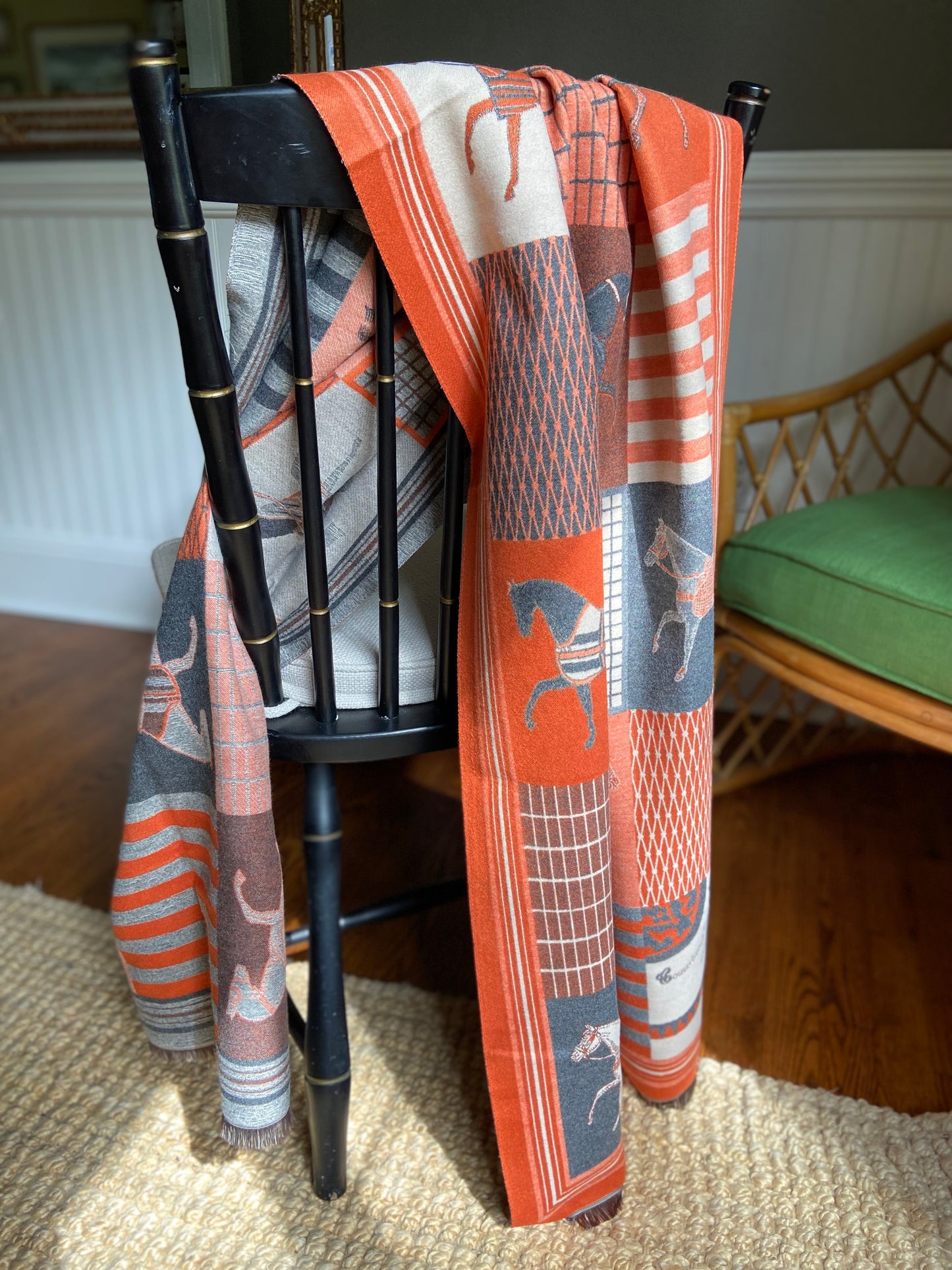 Chestnut Orange Throw/Wrap