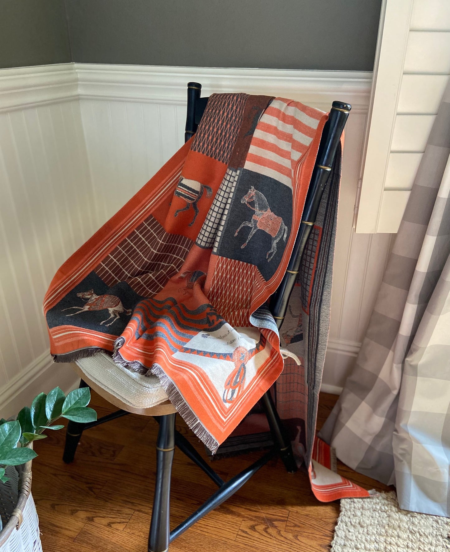 Chestnut Orange Throw/Wrap