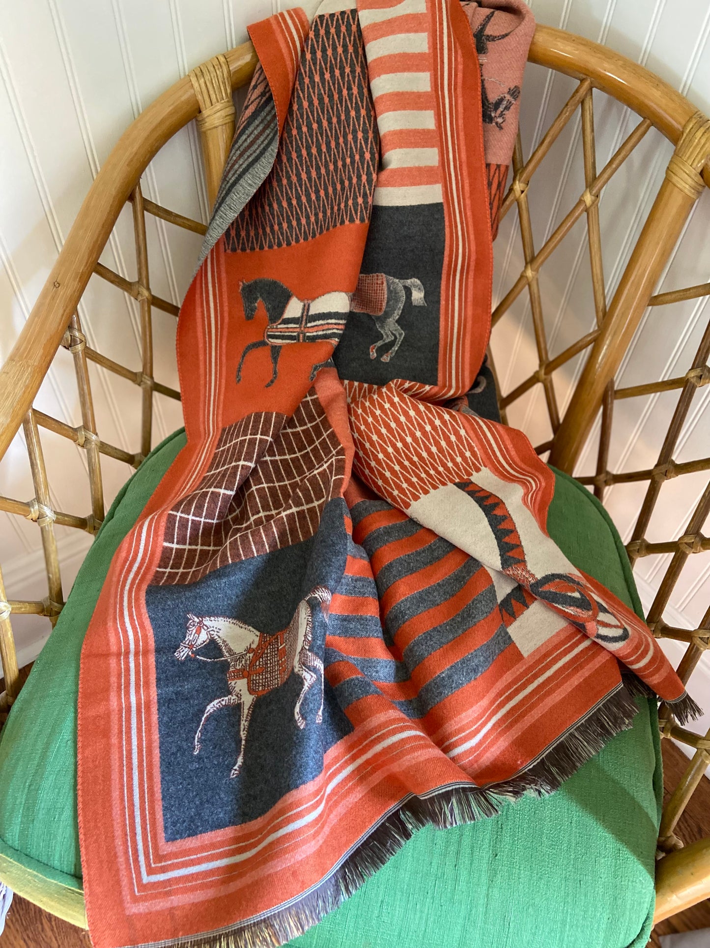 Chestnut Orange Throw/Wrap