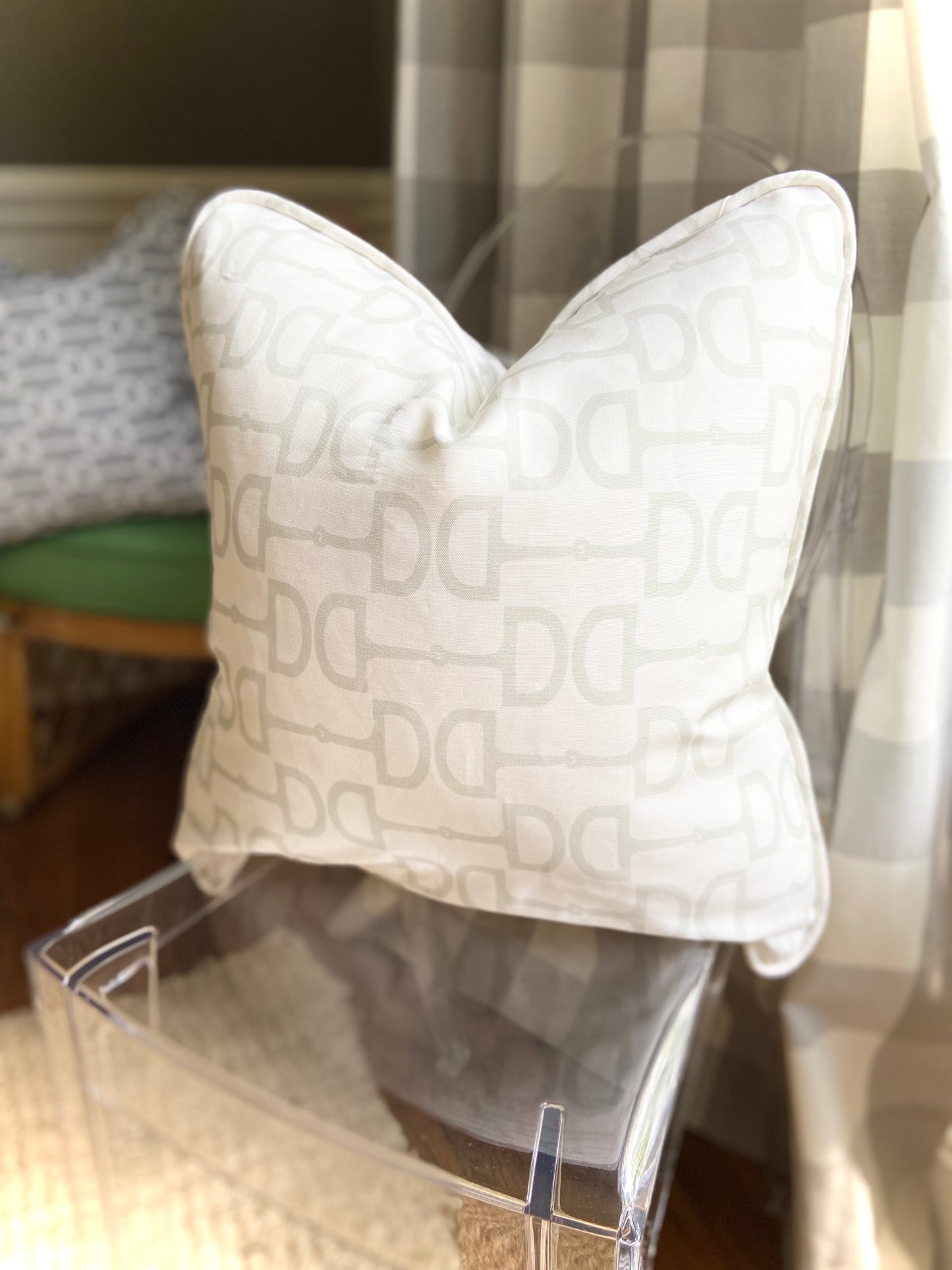 Bit & Boujie Equestrian Pillow