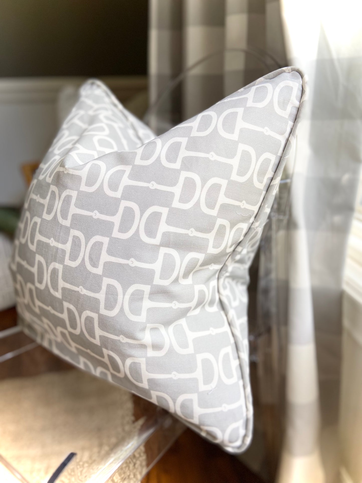 Bit & Boujie Equestrian Pillow