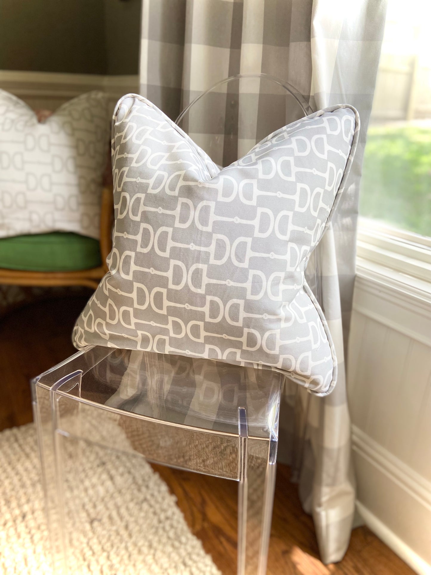 Bit & Boujie Equestrian Pillow