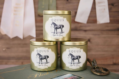 Apple & Grass Equus Candle // Luxury Equestrian Candle