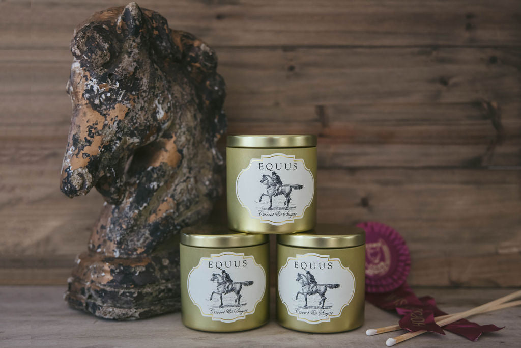 Carrot & Sugar Equus Candle // Luxury Equestrian Candle