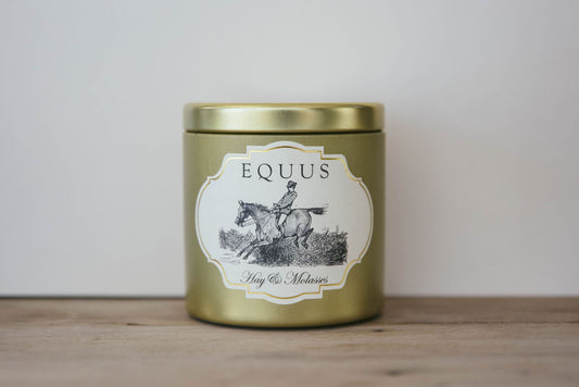 Hay & Molasses Equus Candle // Luxury Equestrian Candle