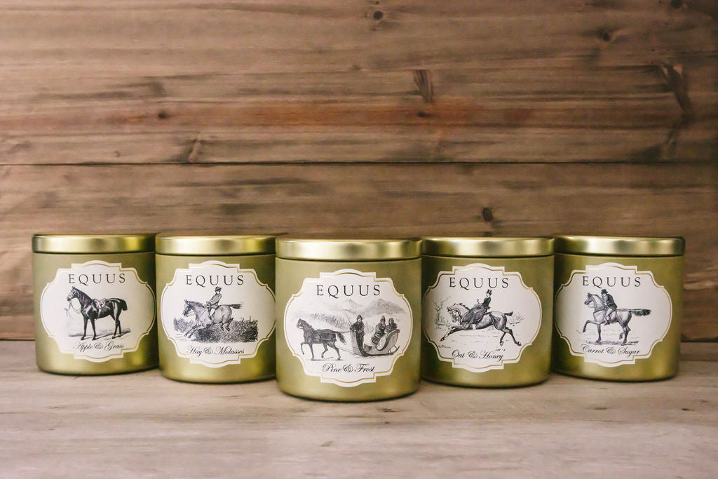 Apple & Grass Equus Candle // Luxury Equestrian Candle