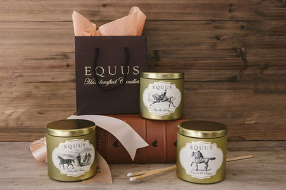 Pine & Frost Equus Candle // Luxury Equestrian Candle