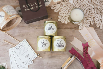 Oat & Honey Equus Candle // Luxury Equestrian Candle