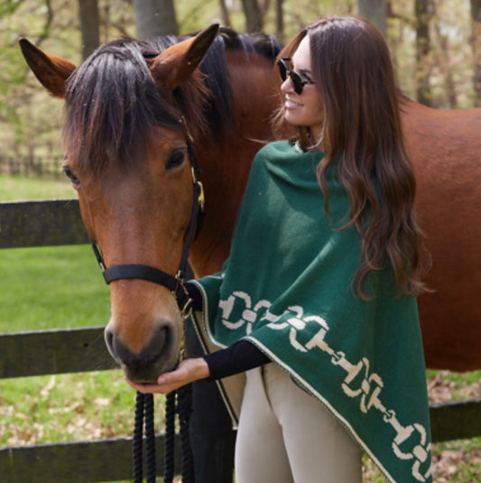 Snaffle Bit Horse Poncho