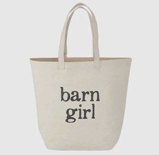 Barn Girl Oversized Canvas Tote