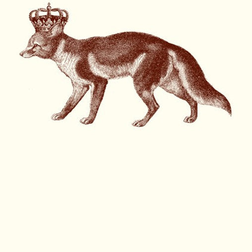 Royal Fox Long Notepad