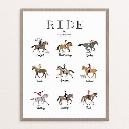Ride Horses Art Print