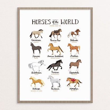 Horses of the World Art Print